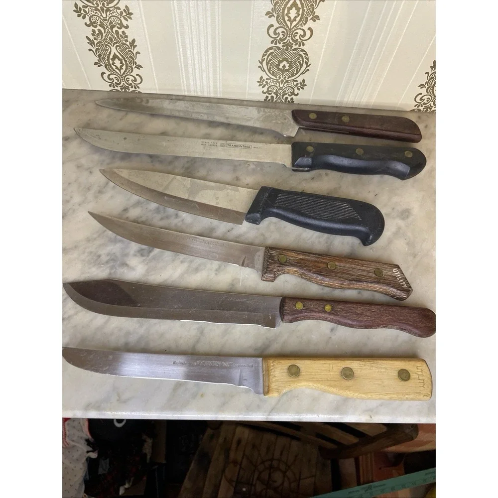 Seven Sharpened Knives | Tramontina Washington Forge Yorktowne Vanadium